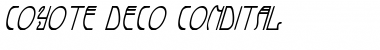 Download Coyote Deco CondItal Font Download Coyote Deco CondItal Font