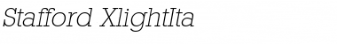 Download Stafford-XlightIta Font Download Stafford-XlightIta Font