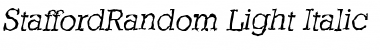 Download StaffordRandom-Light Font Download StaffordRandom-Light Font