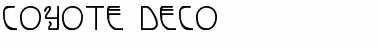 Download Coyote Deco Font Download Coyote Deco Font