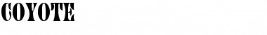 Download COYOTE Font Download COYOTE Font