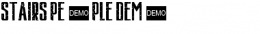 Download Stairs People DEMO Font Download Stairs People DEMO Font