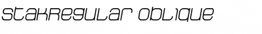 Download StakRegular Oblique Font Download StakRegular Oblique Font