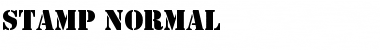 Download Stamp-Normal Font Download Stamp-Normal Font