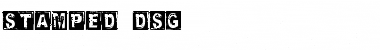 Download Stamped DSG Font Download Stamped DSG Font