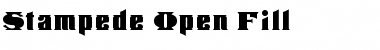 Download Stampede Open Fill Font Download Stampede Open Fill Font