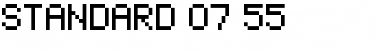 Download standard 07_55 Font Download standard 07_55 Font