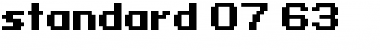 Download standard 07_63 Font Download standard 07_63 Font