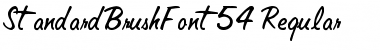 Download StandardBrushFont54 Font Download StandardBrushFont54 Font