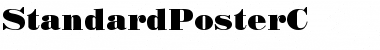 Download StandardPosterC Font Download StandardPosterC Font