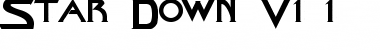 Download Star Down V1.1 Font Download Star Down V1.1 Font
