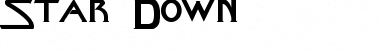 Download Star Down Font Download Star Down Font