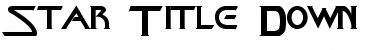 Download Star Title Down Font Download Star Title Down Font