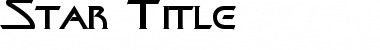 Download Star Title Font Download Star Title Font