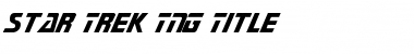 Download Star Trek TNG-Title Font Download Star Trek TNG-Title Font