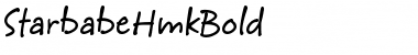 Download StarbabeHmkBold Font Download StarbabeHmkBold Font