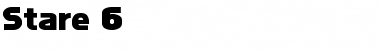 Download Stare 6 Font Download Stare 6 Font