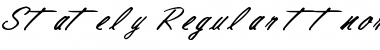 Download Stately Font Download Stately Font