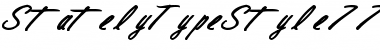 Download StatelyTypeStyle77 Font Download StatelyTypeStyle77 Font