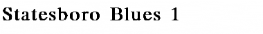 Download Statesboro Blues 1 Font Download Statesboro Blues 1 Font