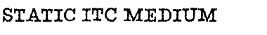 Download Static ITC Font Download Static ITC Font
