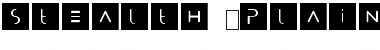 Download Stealth Font Download Stealth Font