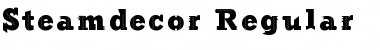 Download Steamdecor Font Download Steamdecor Font