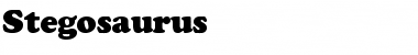 Download Stegosaurus Font Download Stegosaurus Font