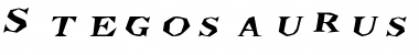 Download StegosaurusExtended Font Download StegosaurusExtended Font