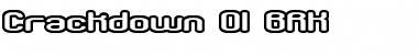 Download Crackdown O1 BRK Font Download Crackdown O1 BRK Font