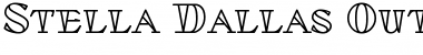 Download Stella Dallas Outline Font Download Stella Dallas Outline Font