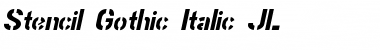 Download Stencil Gothic Italic JL Font Download Stencil Gothic Italic JL Font