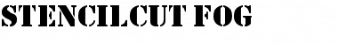 Download StencilCut.fog Font Download StencilCut.fog Font