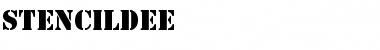 Download StencilDEE Font Download StencilDEE Font