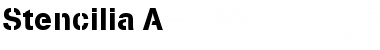 Download Stencilia-A Font Download Stencilia-A Font