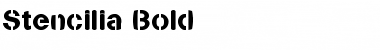 Download Stencilia-Bold Font Download Stencilia-Bold Font