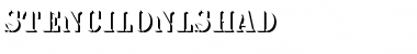 Download StencilOnlShaD Font Download StencilOnlShaD Font