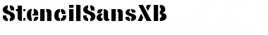 Download StencilSansXB Font Download StencilSansXB Font