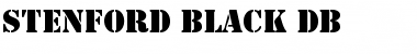 Download Stenford Black DB Font Download Stenford Black DB Font