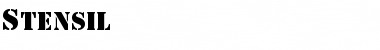 Download Stensil Font Download Stensil Font