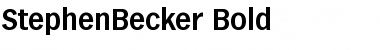 Download StephenBecker Font Download StephenBecker Font