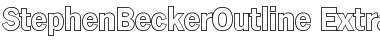 Download StephenBeckerOutline-ExtraBold Font Download StephenBeckerOutline-ExtraBold Font