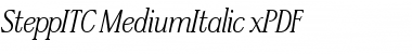 Download SteppITC-MediumItalic xPDF Font Download SteppITC-MediumItalic xPDF Font