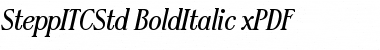 Download SteppITCStd-BoldItalic xPDF Font Download SteppITCStd-BoldItalic xPDF Font
