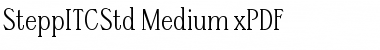 Download SteppITCStd-Medium xPDF Font Download SteppITCStd-Medium xPDF Font