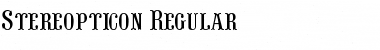 Download Stereopticon Font Download Stereopticon Font