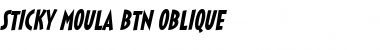 Download Sticky Moula BTN Font Download Sticky Moula BTN Font