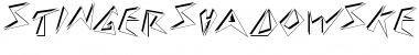 Download StingerShadowSkewed Font Download StingerShadowSkewed Font