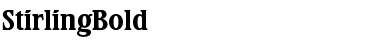 Download StirlingBold Font Download StirlingBold Font