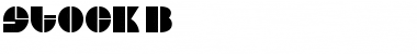 Download Stock B Font Download Stock B Font
